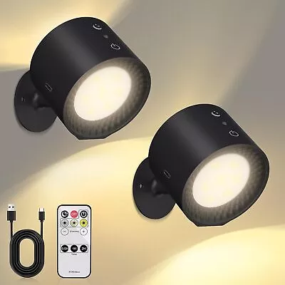 UP&Down LED Wall Sconces Magnetic Ball 360° Rotation Reading Lights 2-4PCS • £16.89