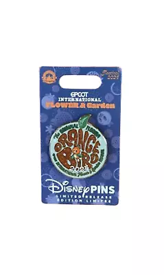 Disney Epcot Flower And Garden 2024 The Original Florida Orange Bird Pin New • $26.96