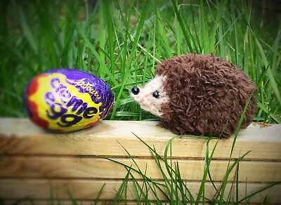 Knitted Easter Hedgehog Creme Egg / Cream Egg Cover / Covers Hand Made . 🦔 • £2.80