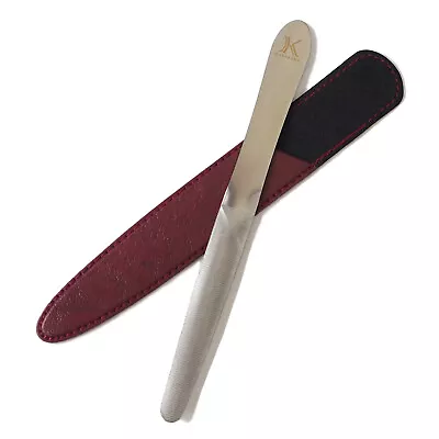 Japanese Handcrafted Stainless Steel Nail File With Case Metal Nail Care Tool • $26