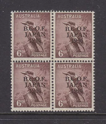 B.C.O.F.:   6d  KOOKA     SG J4  MUH    BLOCK OF 4  SCARCE!!. • $63