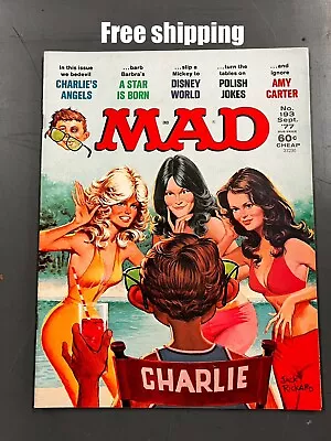 MAD Magazine Sept 1977 Vintage Alfred E Neuman Satire Comedy Comic Book # 193 • $8
