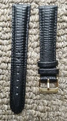 18mm Black Genuine Leather EZ-PIN Watch Strap Band FOR Vintage Seiko Champion • $13.25
