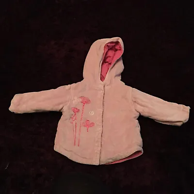 £3 • Buy Marese Baby Reversible Coat Jacket 3 Mths Cord Pink Used 
