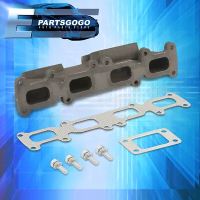 For 03-05 Dodge Neon SRT4 2.4 Cast Iron T3 T4 Turbo Manifold Exhaust Headers Kit • $58.99