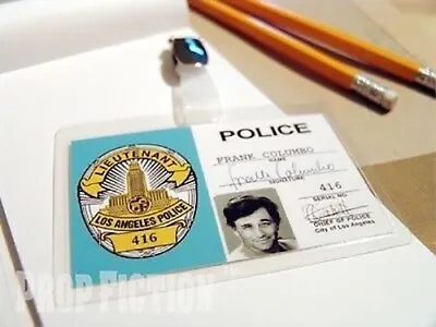 Columbo - Detective Warrant Clip-on Display Prop / Cosplay ID Card • £5.85