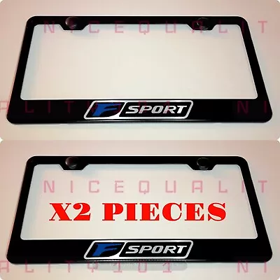 2X F Sport Lexus Stainless Steel Metal Finished License Plate Frame Holder • $21