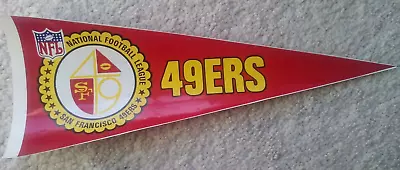 1966 San Francisco 49ers Mini NFL Vintage Football Plastic Vinyl PENNANT Old Afl • $19.70