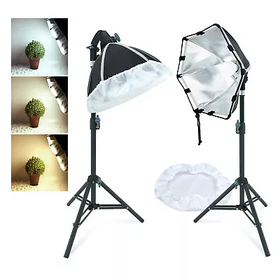 Photography Table Top Studio Lighting 3 Color LED Bulb -30 Seconds To Storage • $39.99