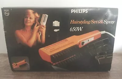 Philips Hairstyling Set & Spray Retro Vintage Set Tested Working • $35.99