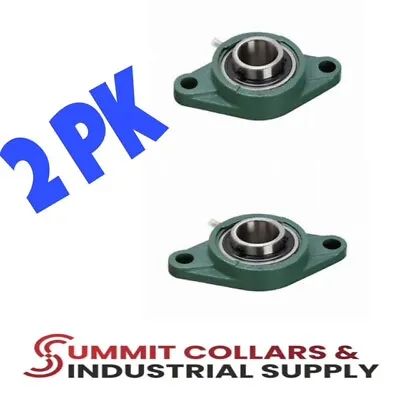 UCFL204-12 Pillow Block Flange Bearing 3/4  Bore 2 Bolt 2 PK FREE SHIPPING • $17.45