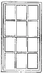 Grandt Line 3718 O Scale Double-Hung Factory Windows F Masonry Bldg -12-Pane (4) • $3.99