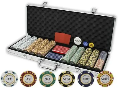 DA VINCI Monte Carlo Poker Club Set Of 500 14 Gram Poker Chips • $129.99
