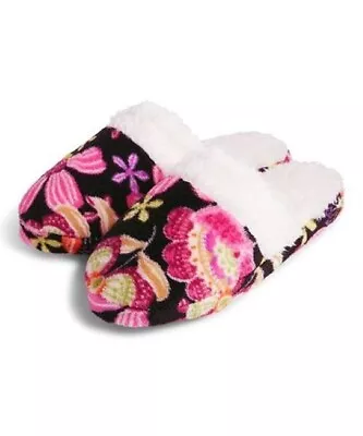 VERA BRADLEY Fleece Slippers - Pirouette Pink - Medium Size 7-8 - New With Tags • $25