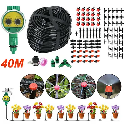 £24.09 • Buy 160PC Automatic Drip Irrigation System Kit Plant Timer Self Watering Garden Hose