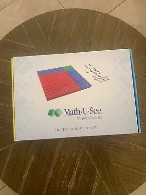 Math U See Manipulatives Integer Block Kit  Demme Homeschool Teach Math Hands-on • $45