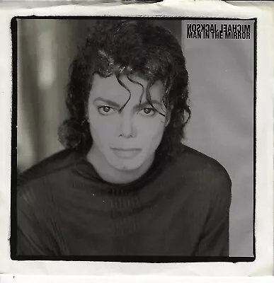 Michael Jackson Man In The Mirror Used  7  W/ Pic Sleeve Vg+/vinyl Nm • $6.49