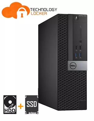 Dell OptiPlex 7040 SFF Desktop PC I5-6500 8GB RAM 256GB SSD 500GB HDD Win 11 Pro • $159