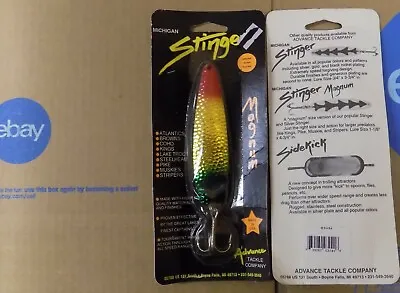 Michigan Stinger Magnum Hammered 5  Spoon Lures USA (Select One) NIP • $8.95