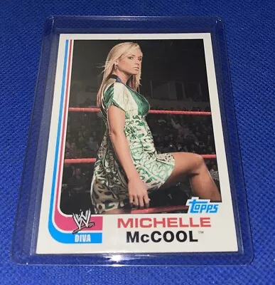 Michelle McCool 2008 Topps Heritage Chrome WWE Diva Card #60 • $4.99