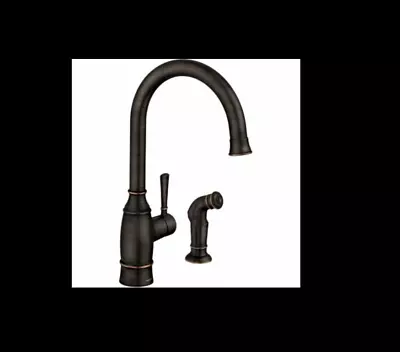 MOEN Noell Single-Handle Standard Kitchen Faucet With Side Sprayer In Mediterran • $119.90