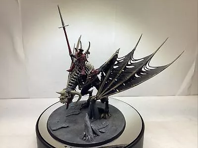 Warhammer AoS SOLBLIGHT GRAVELORDS PRINCE VHORDRAI Model Built & Painted Damaged • $65