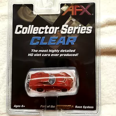 AFX 1970 Corvette LT1 Red Metallic Clear Collector HO Slot Car 22038 Mega G+ New • $32.95