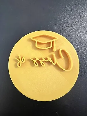 $9.49 • Buy DIY Class Of Graduation Hat Teachers Gift Cookie Fondant Embosser Stamp.