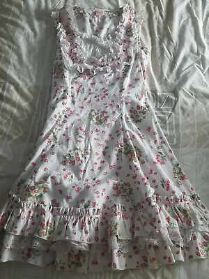 Infanta Strawberry Cherry Lolita Japanese Jfashion Dress Cute Kawaii 6/8/S Lace • £65