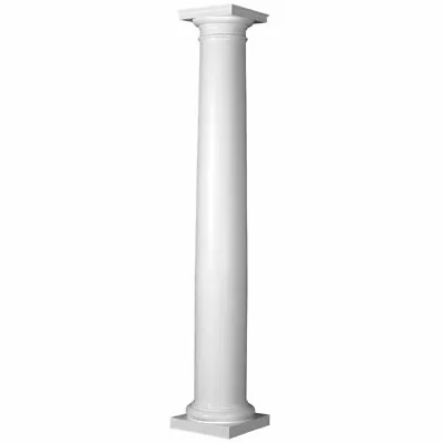 $1970.56 • Buy FIberglass Tapered Smooth Column With Tuscan Capital & Base