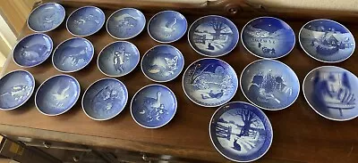 HUGE LOT OF 19 VINTAGE Bing & Grondahl B&G Christmas/ MOTHERS DAY Plates • $75