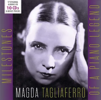 Magda Tagliaferro: Milestones Of A Paino Legend 10CD BOXSET NEW SEALED • $25.99