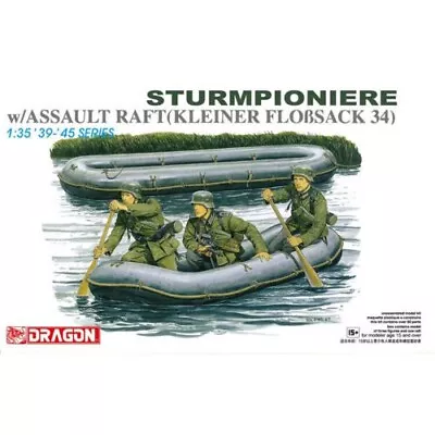 £16.99 • Buy Dragon 1/35 Scale  German Sturmpioniere With Inflatable Assault Boat #6076