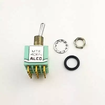 Alcoswitch MTE406N 4PDT ON-ON Sealed Mini Toggle Switch 6A@125V 4A@28V DC • $16.99