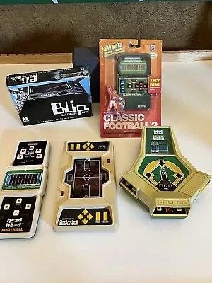 Electronic Handheld Bundle - Including Mattel Classic Football 2 Sealed & BLIP • $99