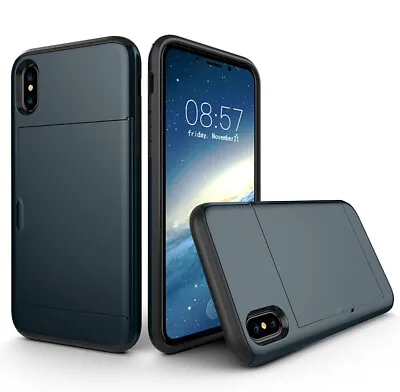 $7.99 • Buy For IPhone 15 14 13 12 11 Pro Max X XS Max XR IPhone 7 8Wallet Card  Holder Case