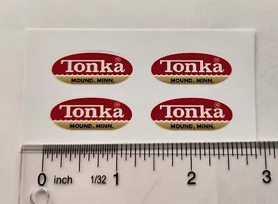 Tonka Logo Sticker 1964 To 1969 Vintage Truck Oval Vinyl Decals • $4.99