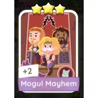 Mogul Mayhem Monopoly Go ⭐️⭐️⭐️3 Star Stickers Album 2 ⚡️Fast Delivery⚡️ • $2.40