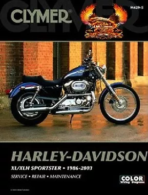 Clymer Manual Harley Sportster Xlh883r 2002-2003 Xl1200c Custom 1996-2003  • $51.91