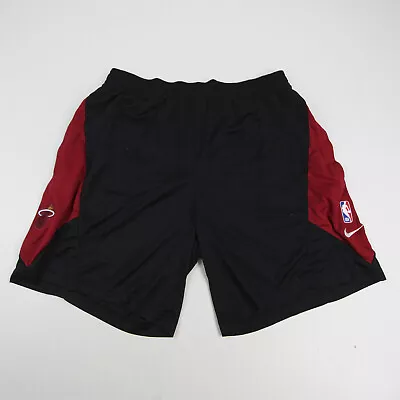 Miami Heat Nike NBA Authentics Dri-Fit Practice Shorts Men's Black/Red Used • $44.99
