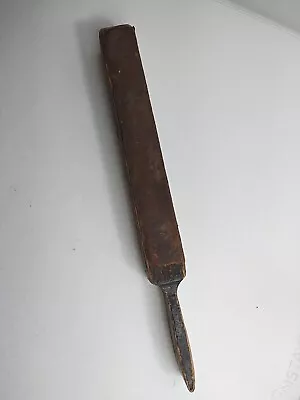 Antique Vintage Leather Barber Strop Tool For Straight Razor Knife Sharpening  • $20