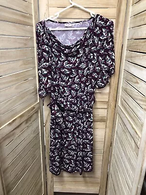 Leona Edmiston 2 Floral Stretch Dress Ladies • $5