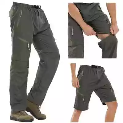 Outdoor Quick Dry Hiking Pants Detachable Sport Fishing Pants Trekking Hunting • $34.91