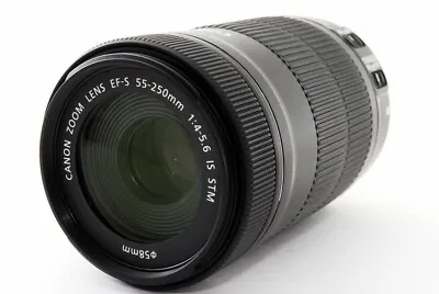 Canon EF-S 55-250mm F/4-5.6 IS STM Lens [Exc From Japan [285] • $349.44