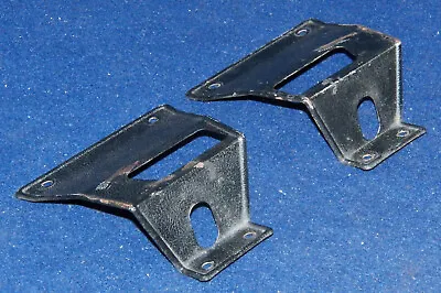 1967 1968 Mustang Fastback Fold Down Seat Latch Cover Pair Black OEM C7ZZ-A • $220