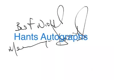 Mervyn Davis Wales Rugby Legend Autographed Signed Card + COA • £18.99