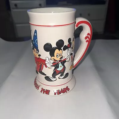 DISNEY Mickey Through The Years  Beer Stein Tankard Mug  CERAMARTE BRAZIL • $25