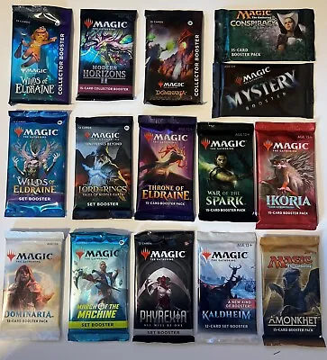 Magic: The Gathering | MTG Sealed Booster Packs - Many New & Out Of Print Sets • $21.95