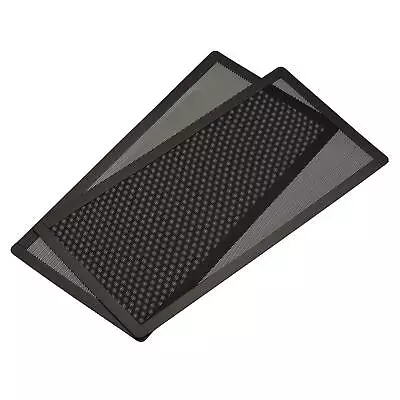 2pcs 140mmx280mm Computer Fan Filter Grills Mesh Magnetic Dustproof Cover Black • $12.93