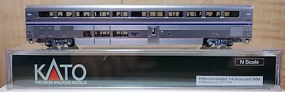 N SCALE KATO AMTRAK SUPERLINER COACH CAR PHASE IVb #34039 PERFECT WITH BOX • $19